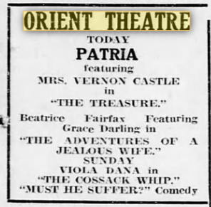 Orient - 1917 Ad